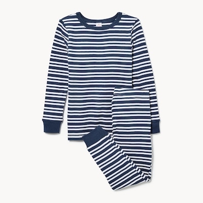 Ensemble pyjama rayé pour petits garçons - Bleu Foncé