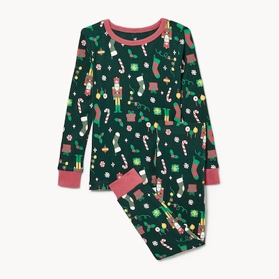 Ensemble pyjama des Fêtes pour petits garçons - Vert Foncé