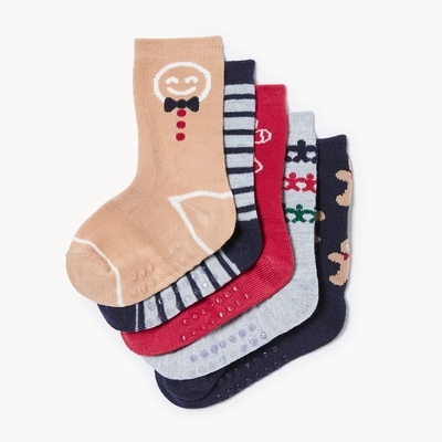 Toddler Boys' 5-Pack Crew Socks - Multi