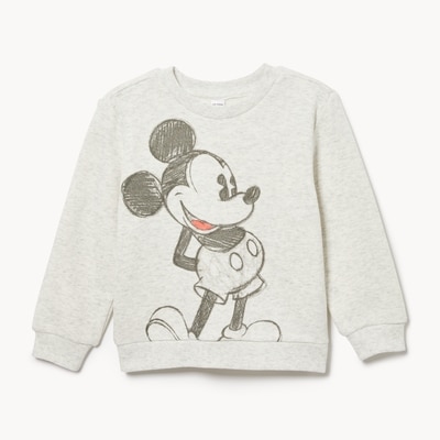 Toddler Boys' Disney Mickey Mouse Sweatshirt - Light Oat Mix