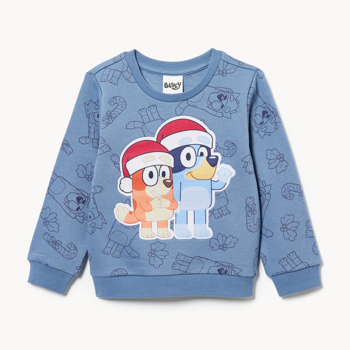 Chandail en molleton festif Bluey, petits garons