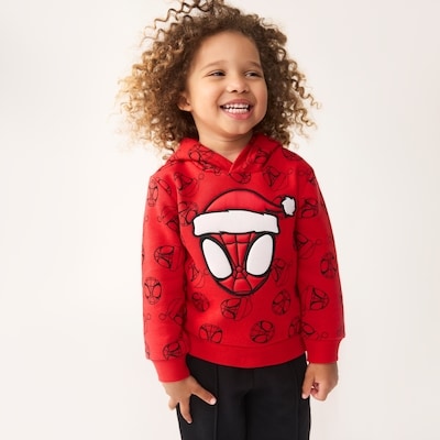 Toddler Boys' Marvel Spidey Hoodie - Red