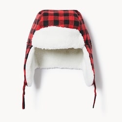 Joe Fresh Toddler Boys' Checkered Trapper Hat ea Zehrs
