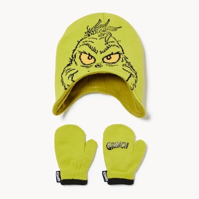 Toddler Boys' Grinch Toque Set - Green
