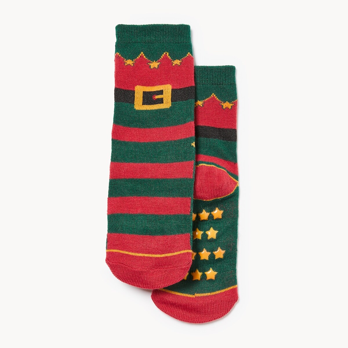 Toddler Elf Crew Socks - Red