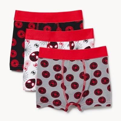 Toddler Boys' Marvel Spider-Man 3-Pack Boxer Brief - Red