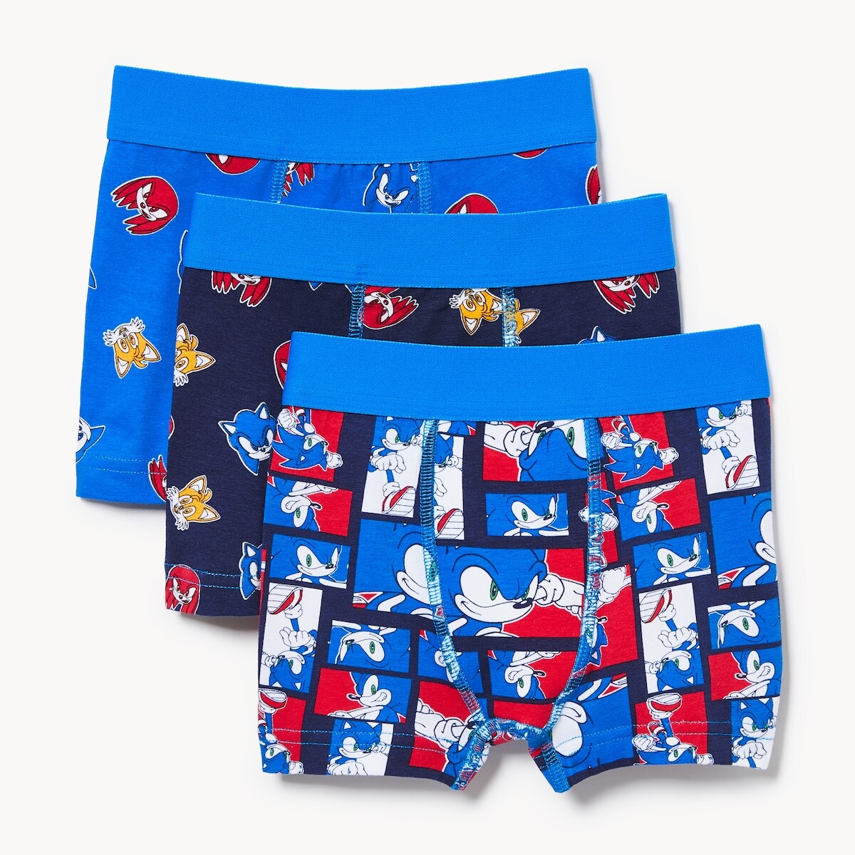 Toddler Boys' Sonic Boxer 3-Pack Briefs