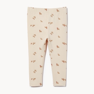 Baby Girls' Holiday Legging - Light Sand