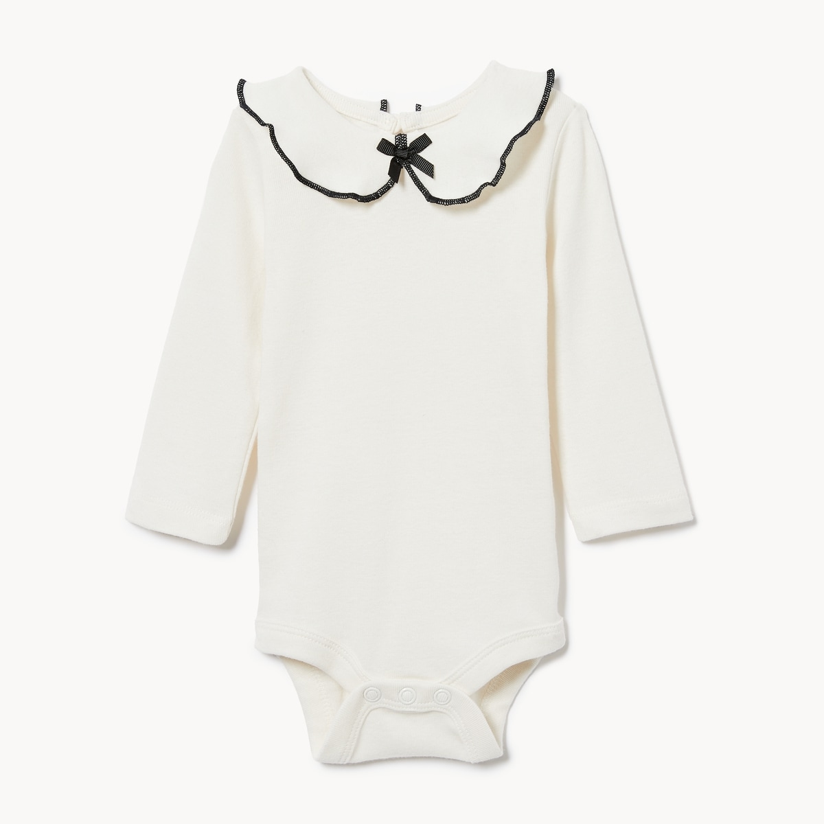 Baby Girls' Peter Pan Collar Bodysuit