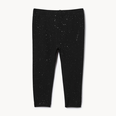 Legging scintillant pour bébés filles - Noir JF