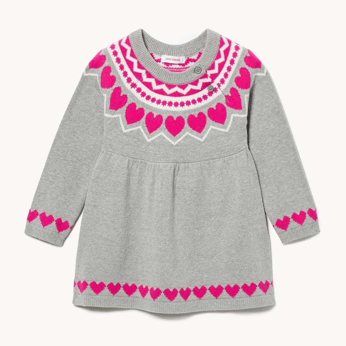 Baby Girls' Fair Isle Sweater Dress