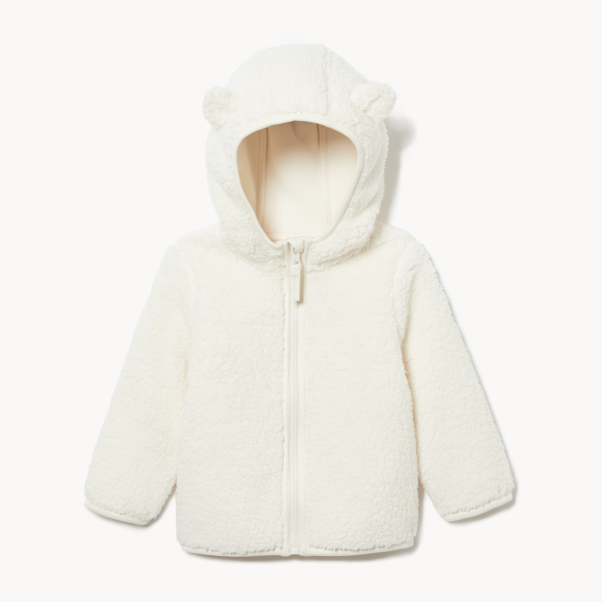Baby Teddy Fleece Jacket in Off White from Joe Fresh
