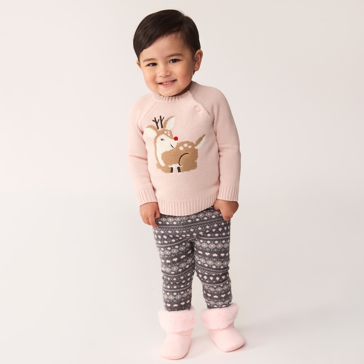 Baby Girls' Holiday Graphic Sweater