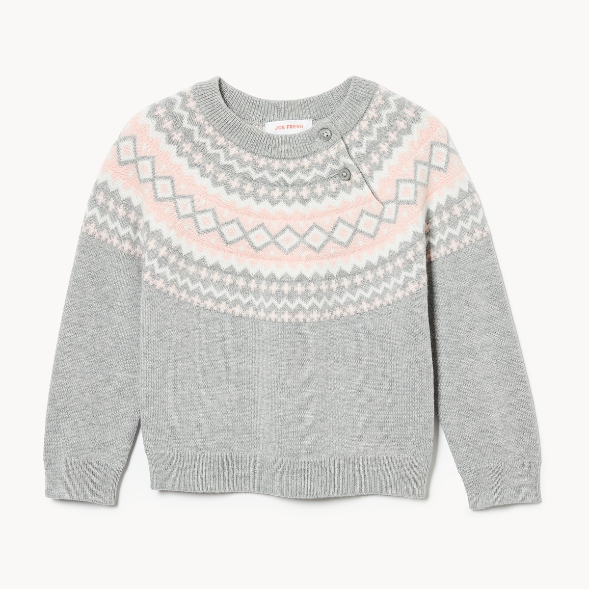 Baby Girls' Fair Isle Sweater