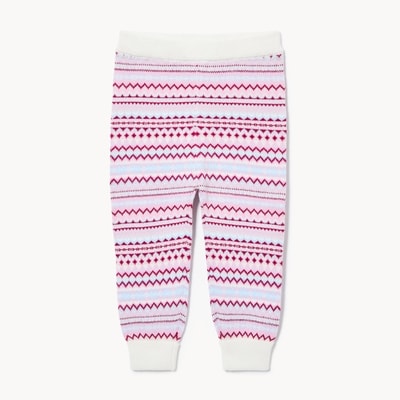 Baby Girls' Fair Isle Legging - Off White