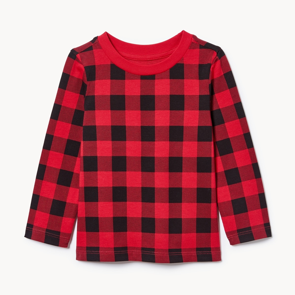 Baby Festive Print Long Sleeve Top - Red