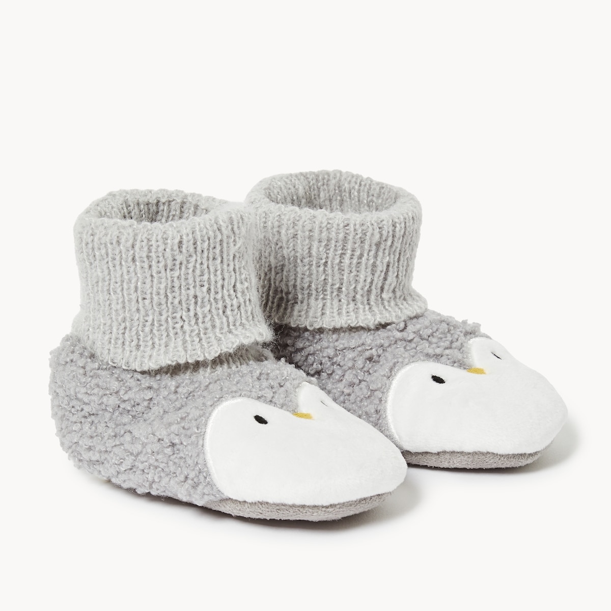Baby Girls' Roll Cuff Slippers