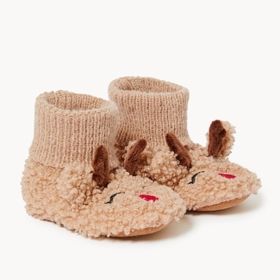 Joe Fresh Pantoufles à revers roulés pour bébés filles 1 ea, 8,00 $/1ch