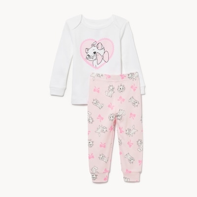 Pyjama Marie des Aristochats Disney, bébés filles - Rose