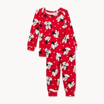 Baby Girls' Disney Minnie Mouse Sleep Set - Red