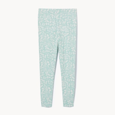 Kid Girls' Printed Legging - Pale Aqua