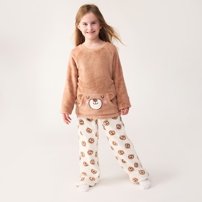 Joe Fresh Pyjama en molleton ours pour filles 1 ea, 24,00 $/1ch