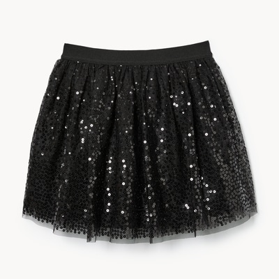 Kid Girls' Sequin Skirt - JF Black