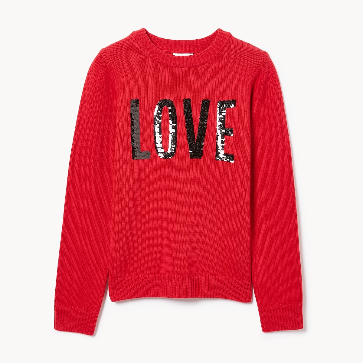 Kid Girls' Flip Sequin Sweater - Red