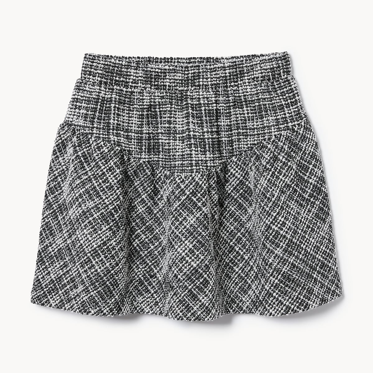 Kid Girls' Knit Plaid Skirt
