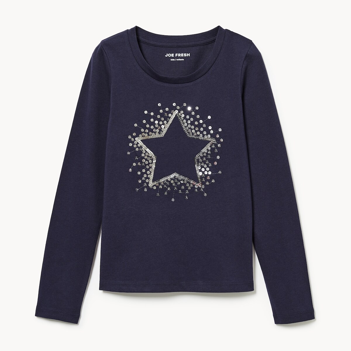 Kid Girls' Sequin Long Sleeve Top