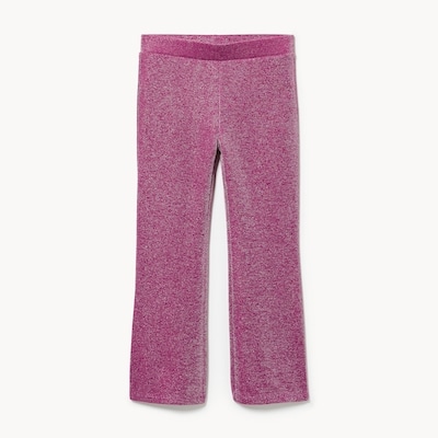 Kid Girls' Metallic Flare Legging - Purple Cabbage