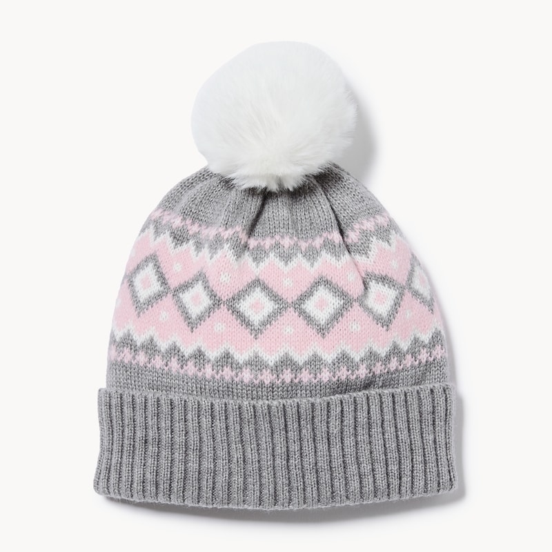 Kid Girls' Fair Isle Toque