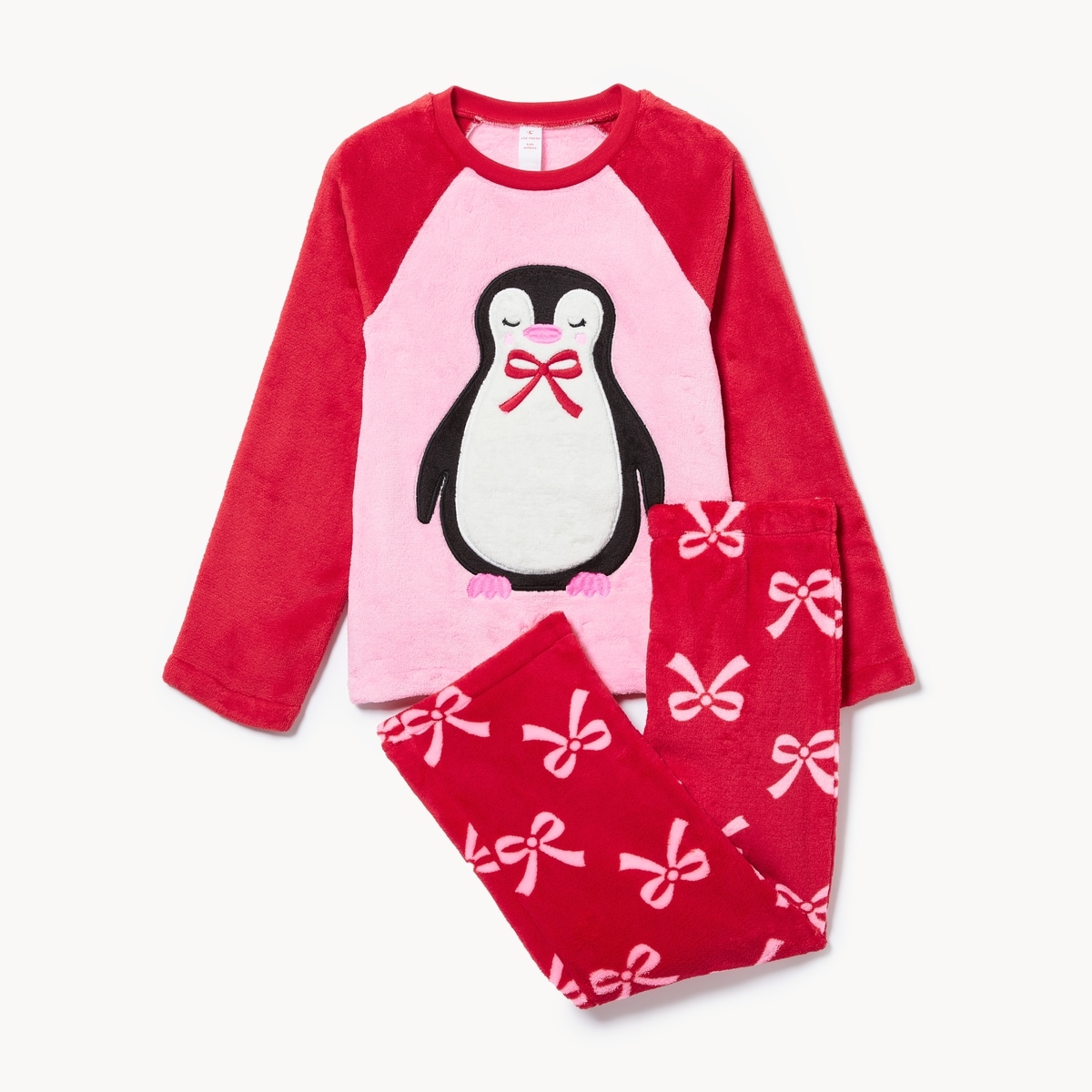 Pyjama en molleton pingouin pour filles