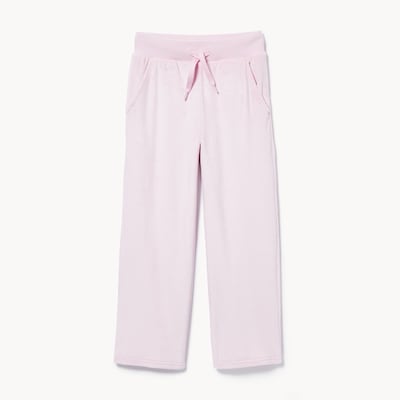 Pantalon sport en velours rasé pour filles - Lilas pâle