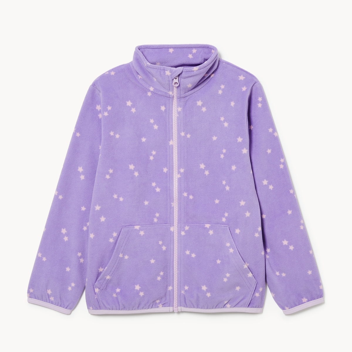 Veste imprime en micromolleton pour enfants - Pourpre