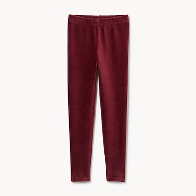 Legging en velours côtelé pour filles - Marron