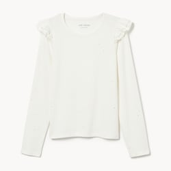 Joe Fresh Haut brillant à manches longues pour filles 1 ea, 16,00 $/1ch