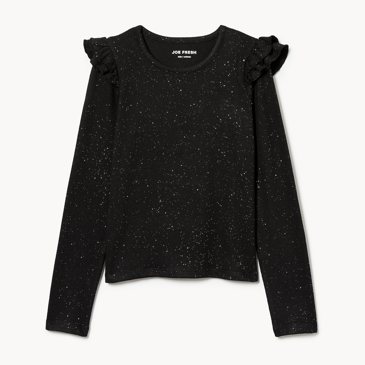 Kid Girls' Sparkly Long Sleeve Top