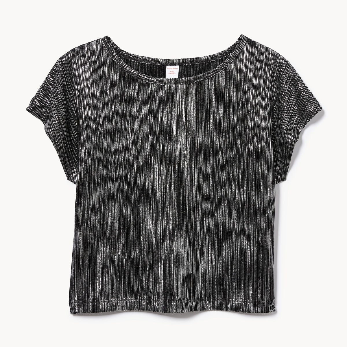 Haut froiss en aluminium pour filles