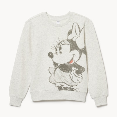 Chandail imprimé Minnie Mouse de Disney, filles - Mélange Avoine Pâle