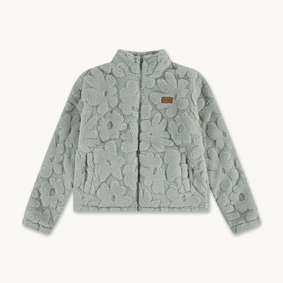 Kid Girls' Hurley Fleece Jacket - Grey