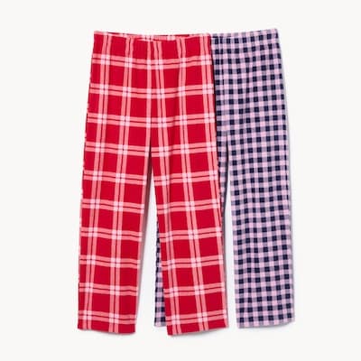 Joe Fresh Ens. 2 pantalons de nuit en micromolleton, filles 1 ea, 24,00 $/1ch