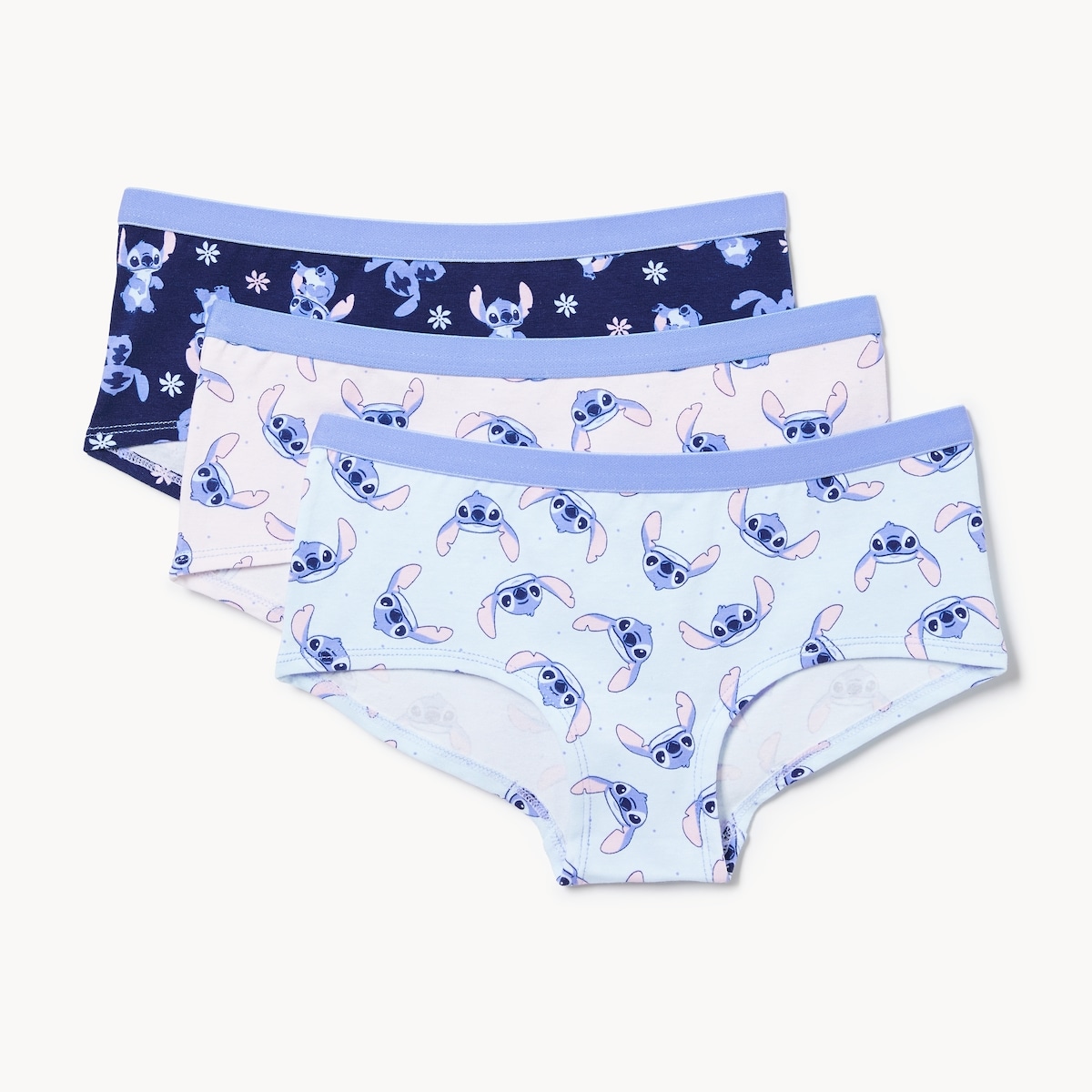 Ens. 3culottes garonne Stitch de Disney, filles