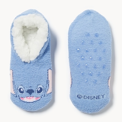 Kid Girls' Disney Stitch Socks - Blue