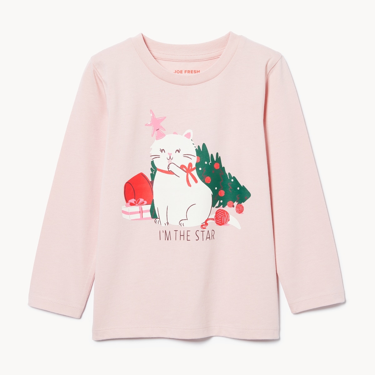 Haut imprim  manches longues pour tout-petits - Pche Fonc