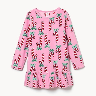 Toddler Girls' Microfleece Nightie - Pink