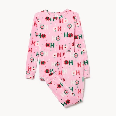 Toddler Girls' Holiday Sleep Set - Pink