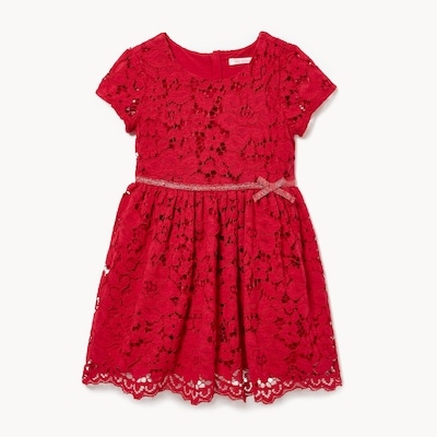 Toddler Girls' Lace Dress - Red