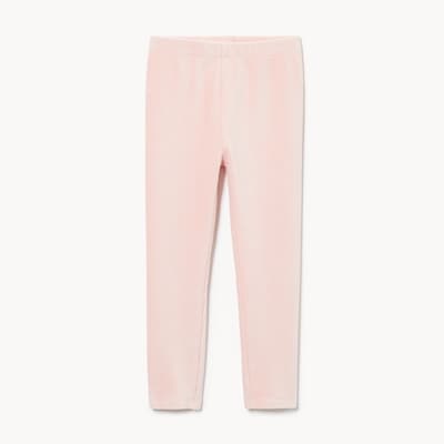 Legging en velours côtelé pour petites filles - Pêche foncé