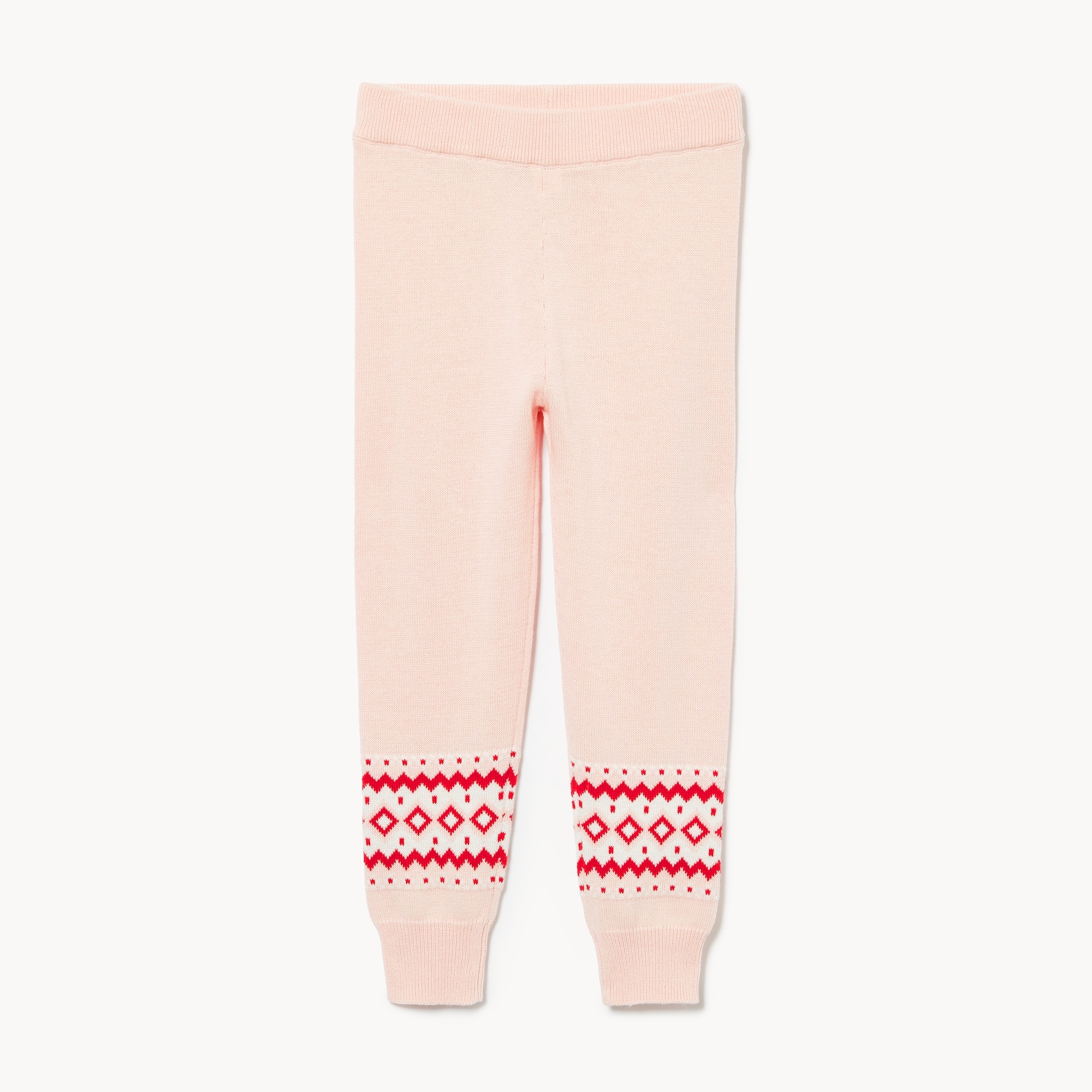 Toddler Girls' Fair Isle Sweater Legging in Dark Peach from Joe Fresh
